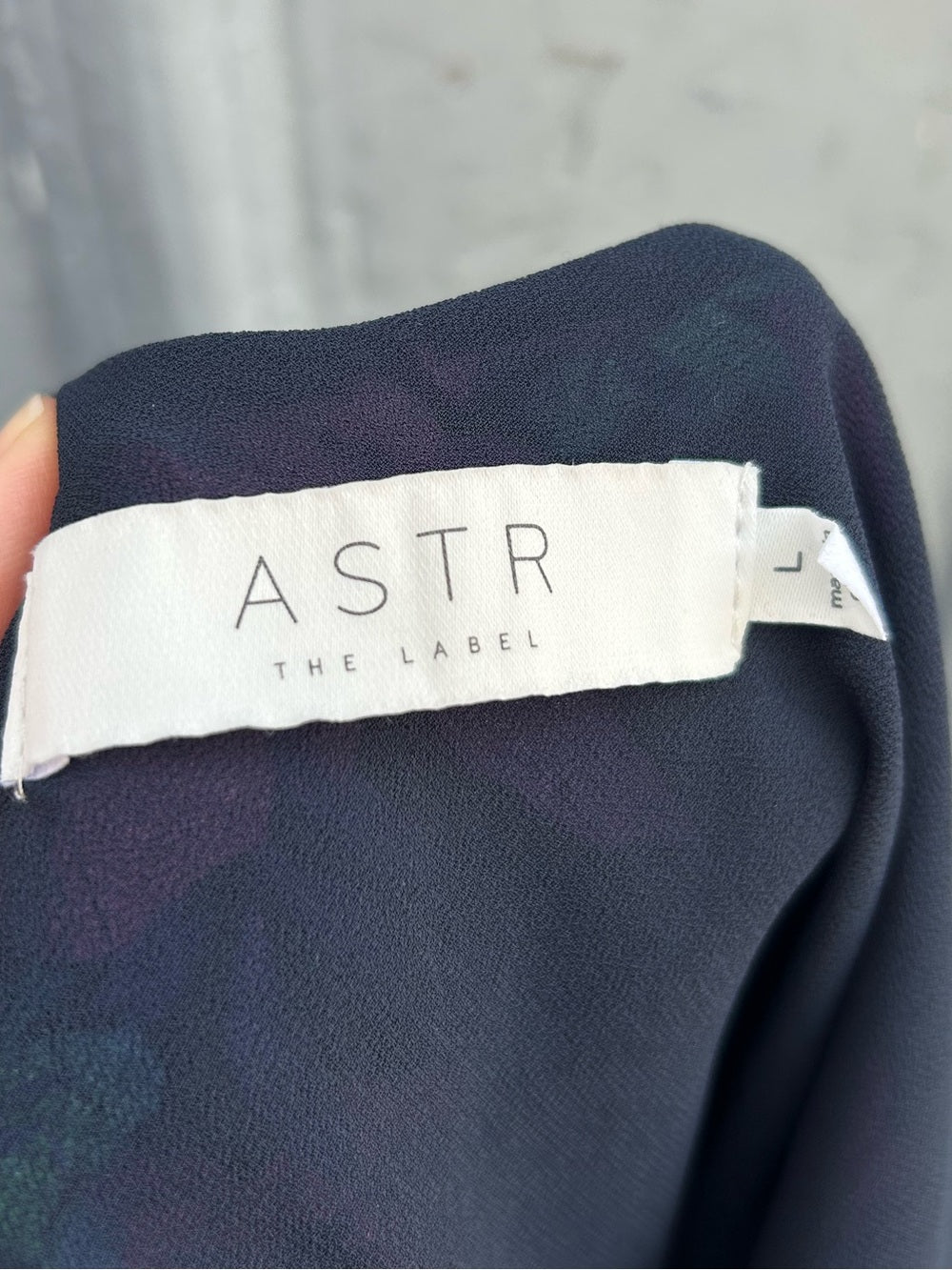 Astr the label Gaia Dress in Purple Floral, Large