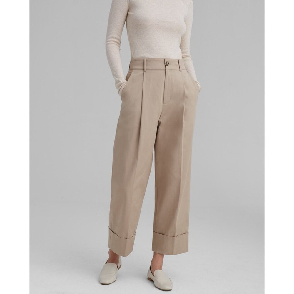 Club Monaco Taupe High Rise Wide Leg, size 2