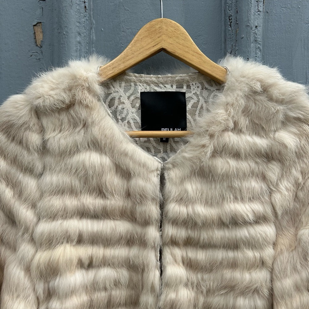 Beulah Rabbit Hair Jacket, M