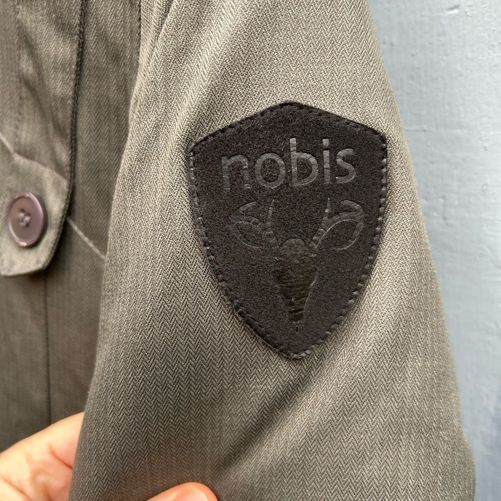 Nobis Grey Meredith Down Parka, size Small