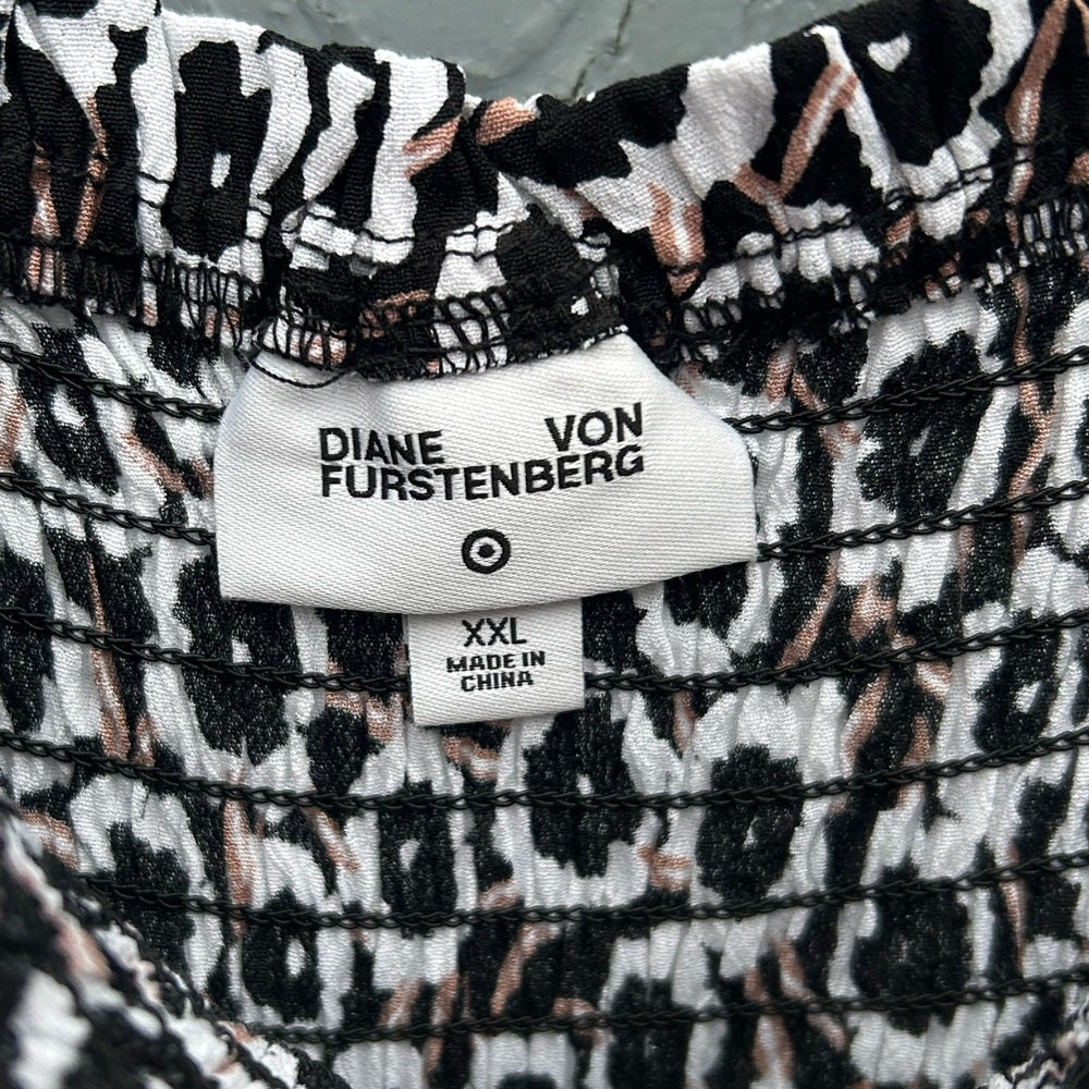Diane Von Furstenberg x Target Smocked Maxi dress, BNWT, size XXL