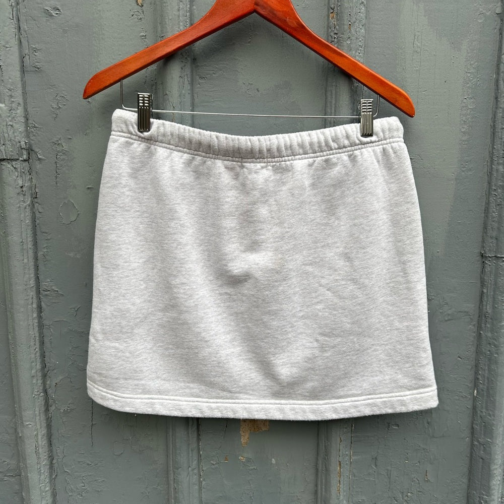 Wilfred Free Grey Terry Fleece Skirt, size M