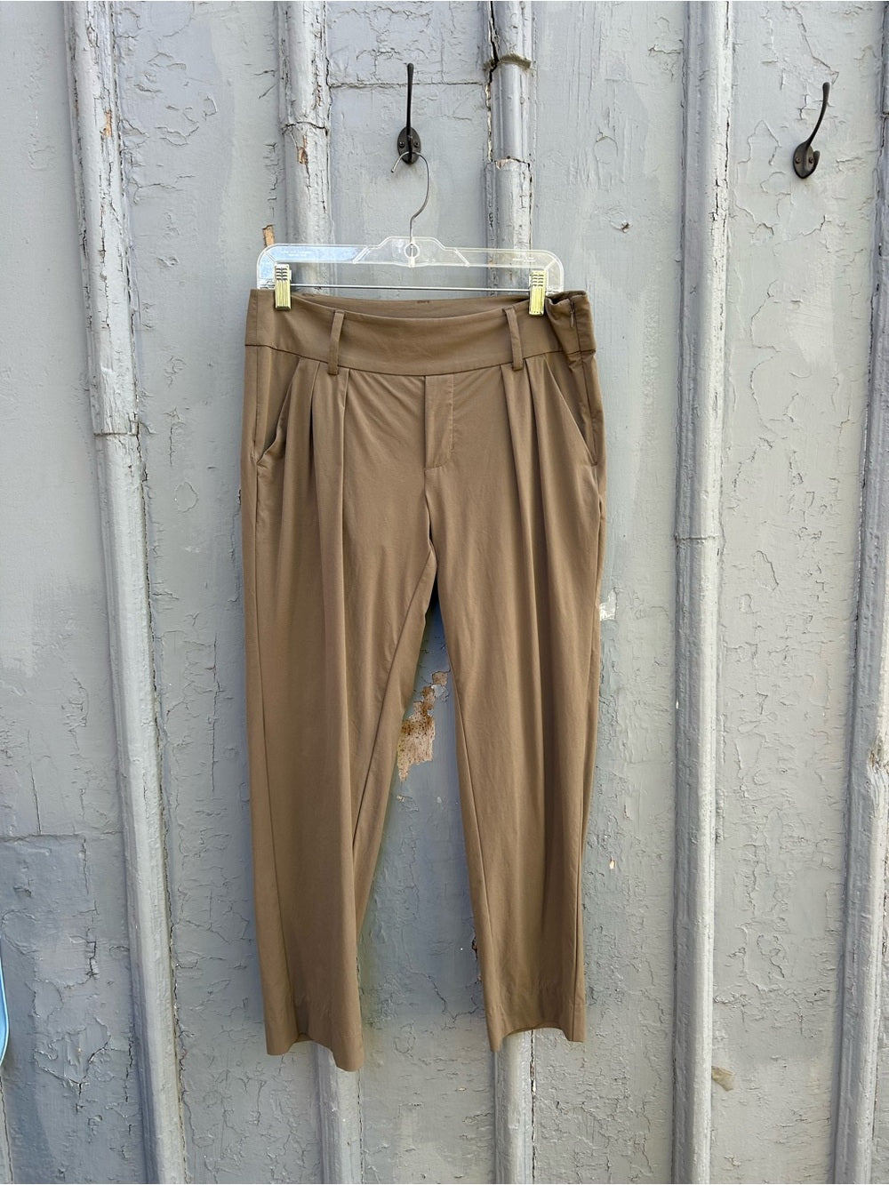 Fig Khaki Nylon trousers, size 8