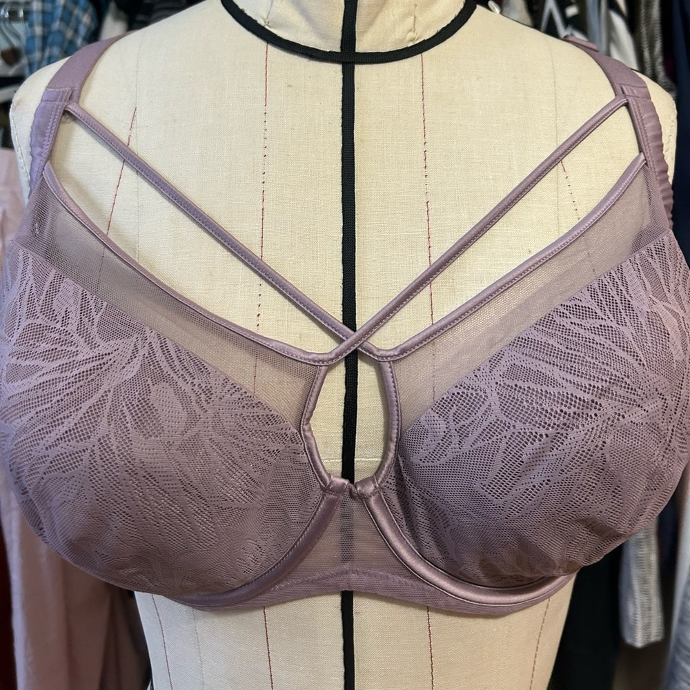 Harper Smooth Lace FlexWire Strappy Soft Cup Bra, Size 38 DDD