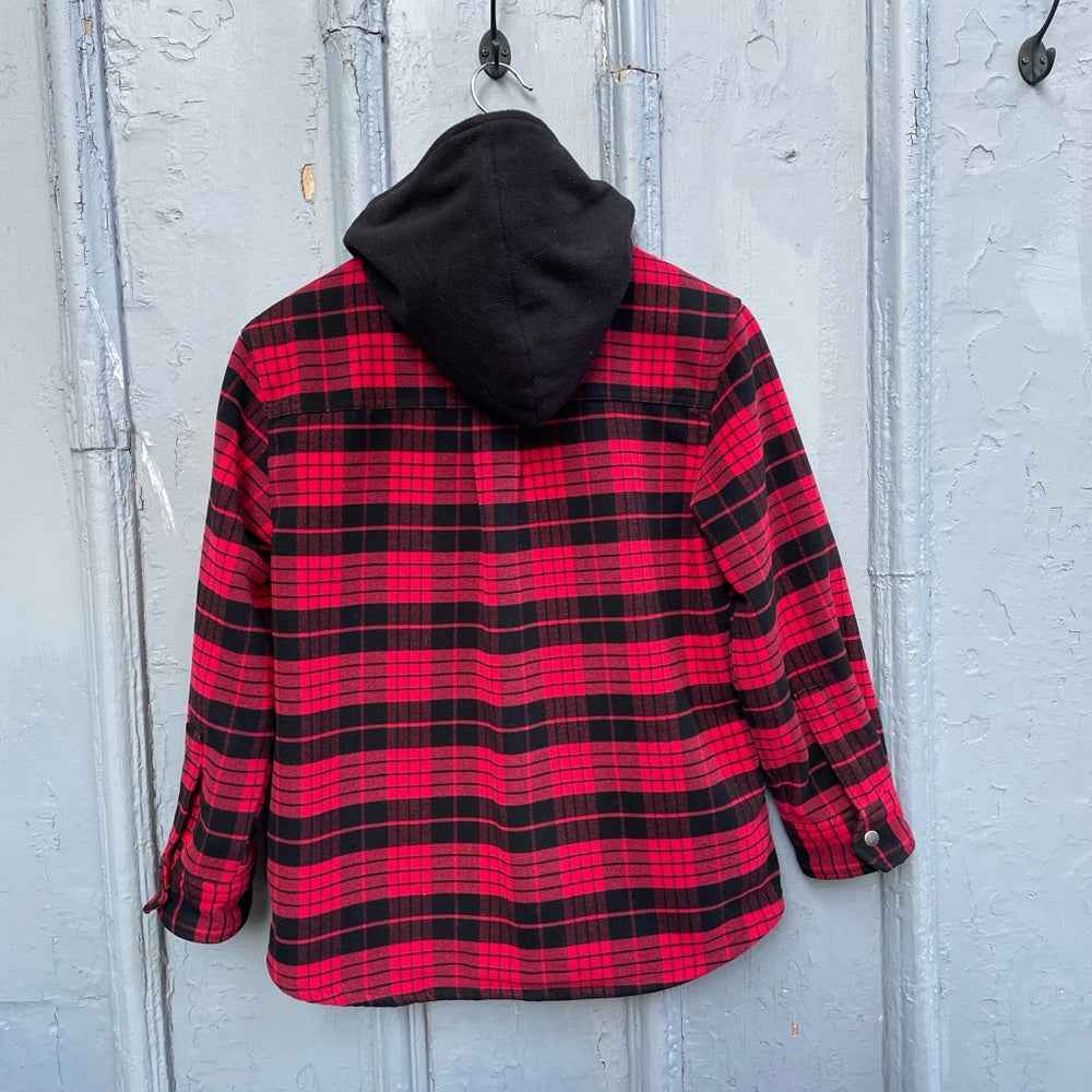 Roots Plaid Shacket, size 9/10 years old