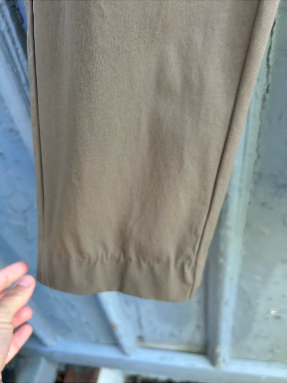 Fig Khaki Nylon trousers, size 8