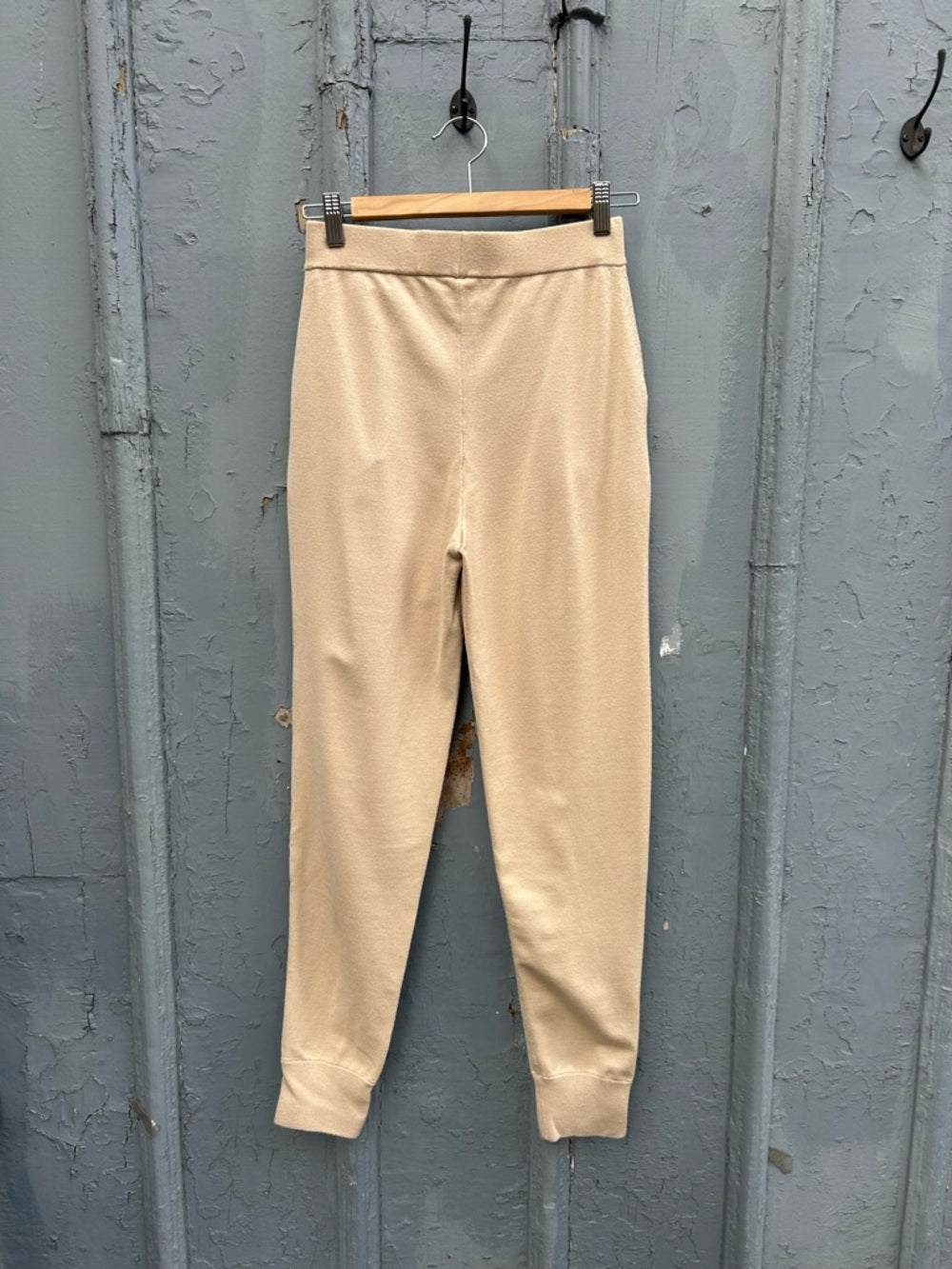 Babaton Knit Beige Rodin Lounge Pants, size XS