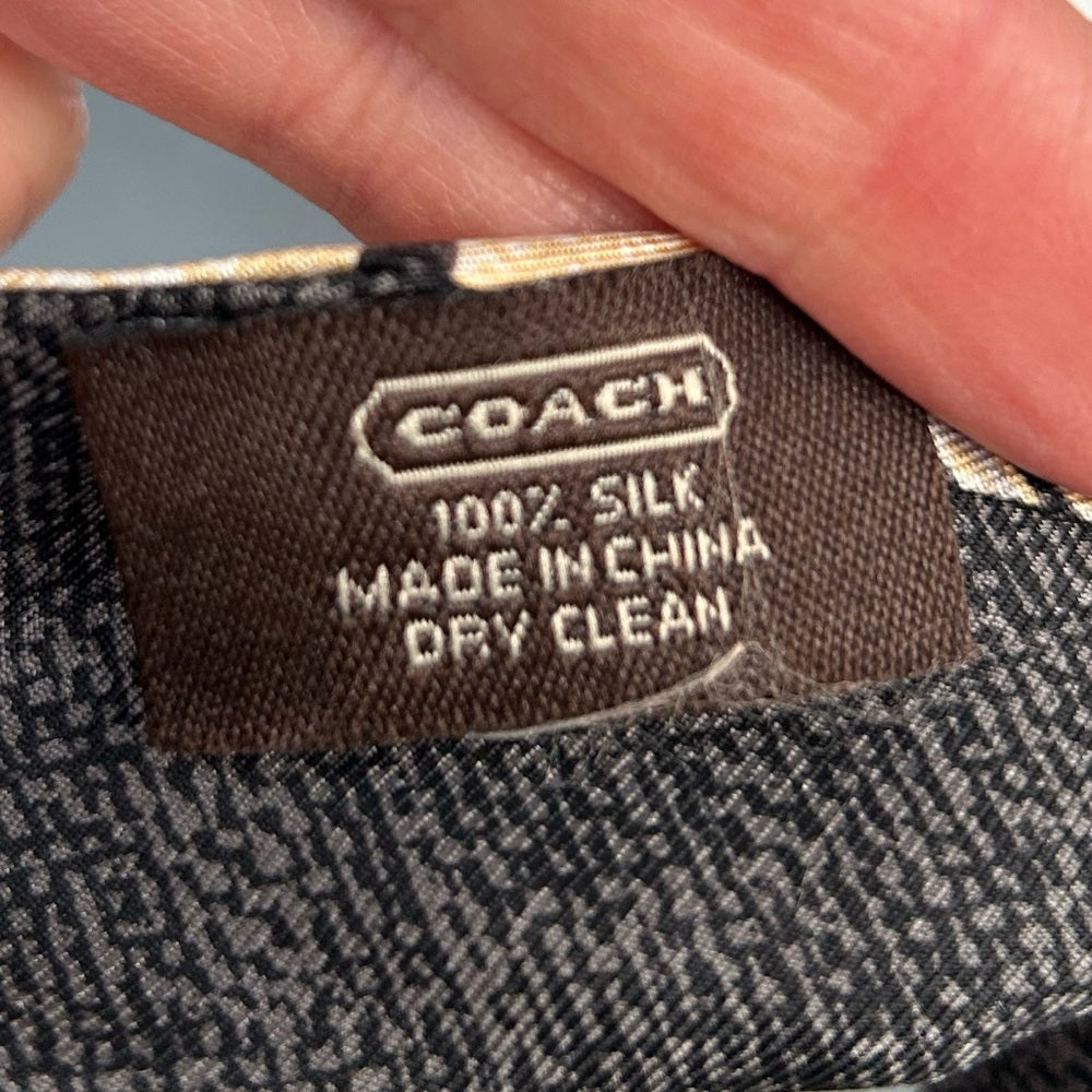 Coach Silk Scarf