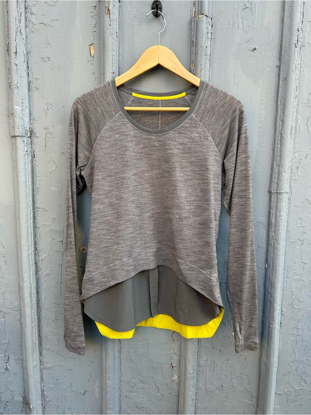 Lululemon Layered Long Sleeve Tee, approx size 6