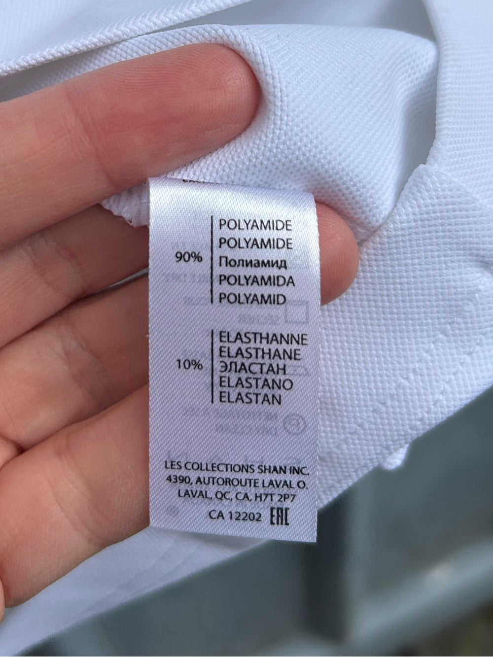 Shan Actuel Polo, white, BNWT, size S