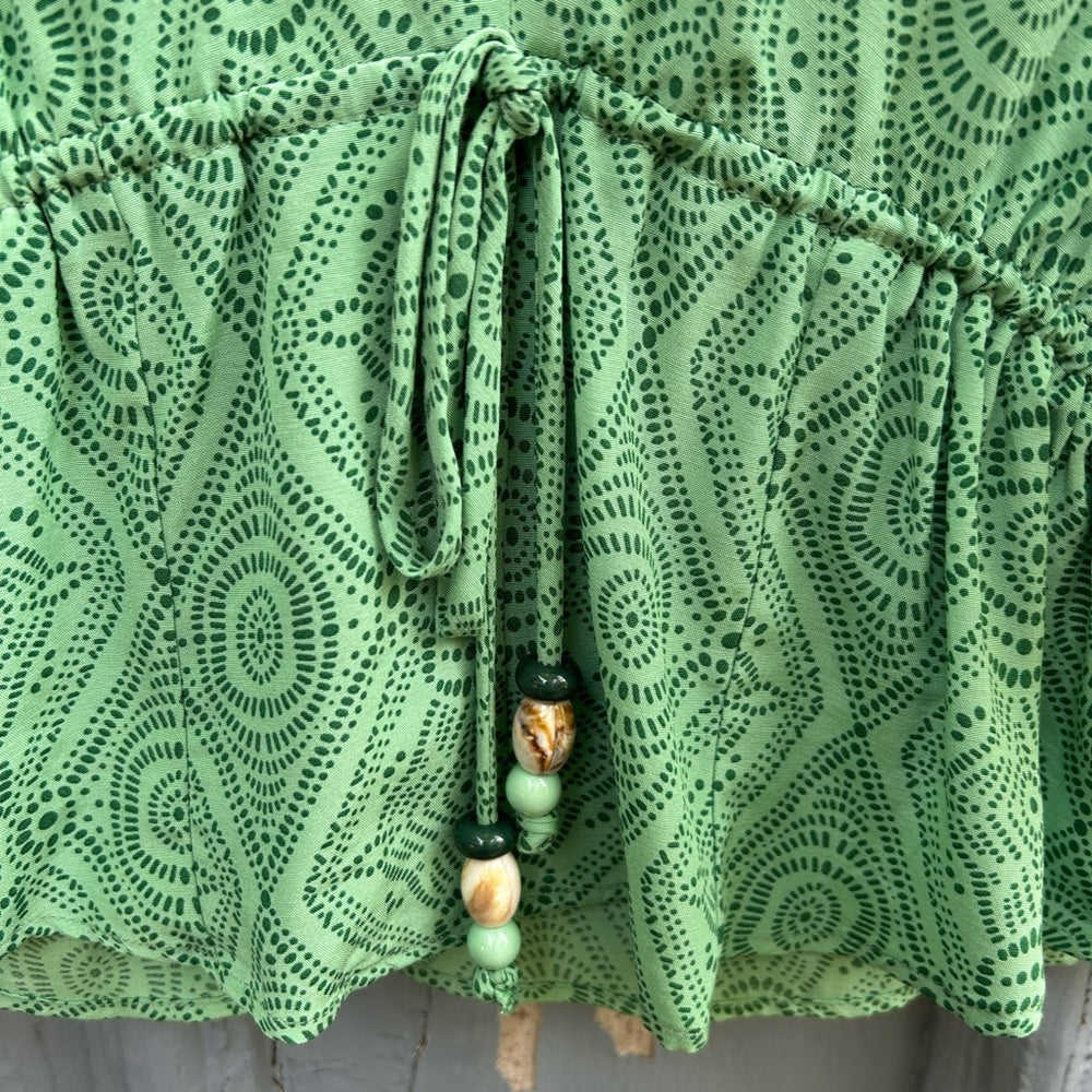 Maje Limaro Graphic-Print Woven Blouse, size 1 (Small)