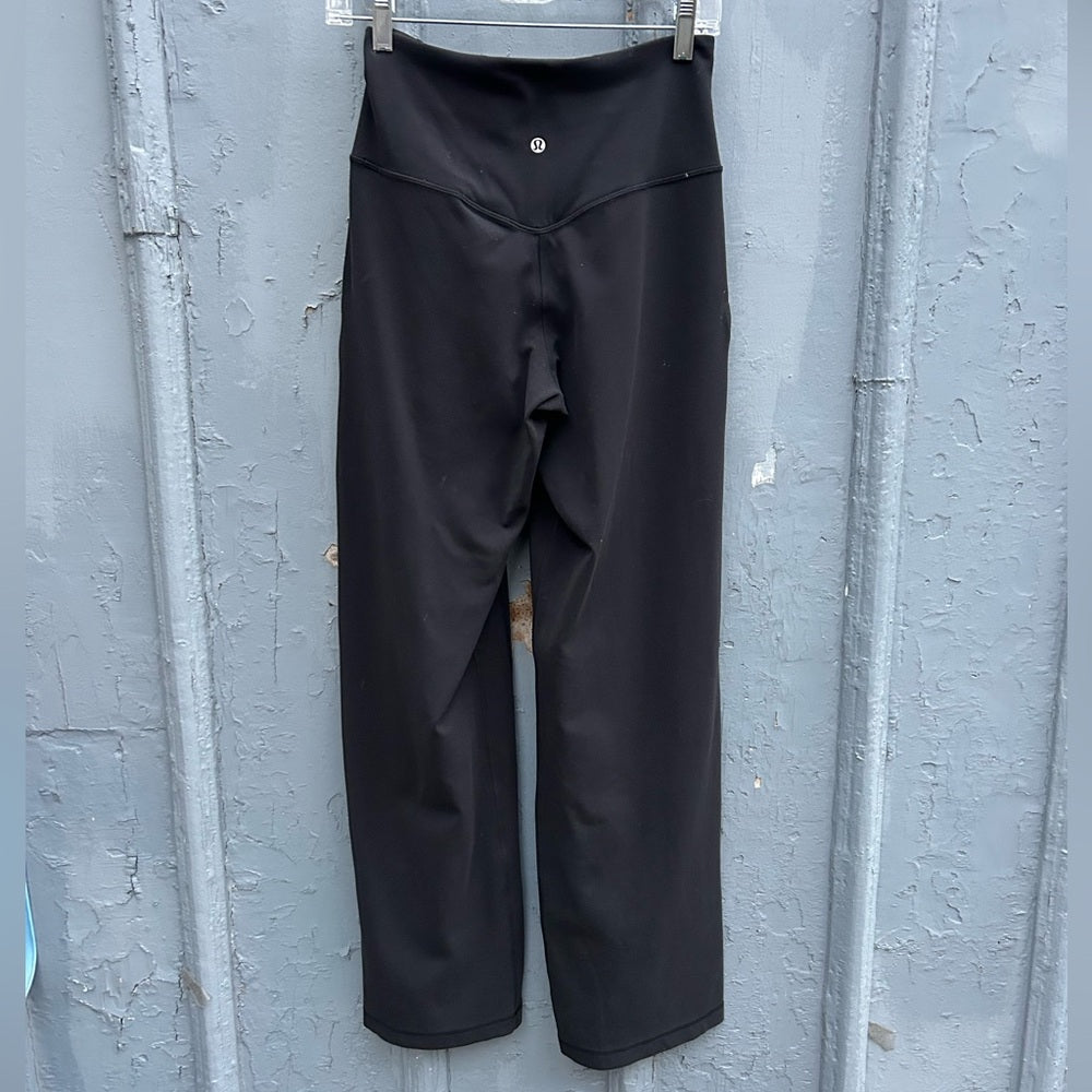 Lululemon Black Align Wide Leg, size 4