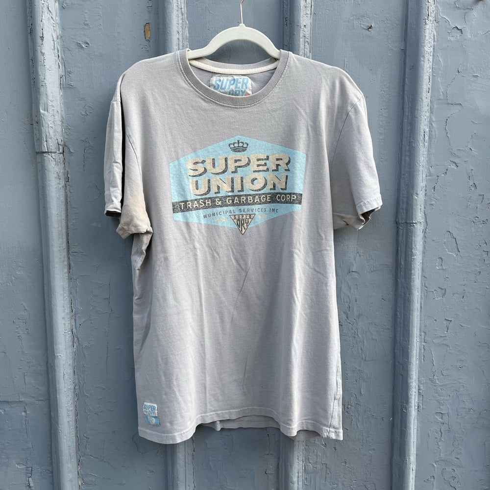 Superdry Distressed 100% Cotton Tee, size XXL