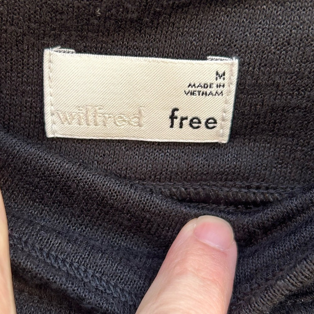 Aritzia Wilfred Free Black Shields Skirt, Size M