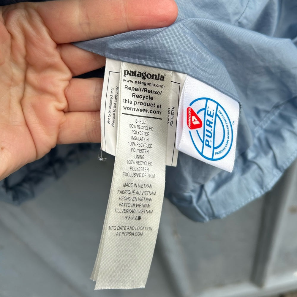 Patagonia Blue Nano Puff, size M