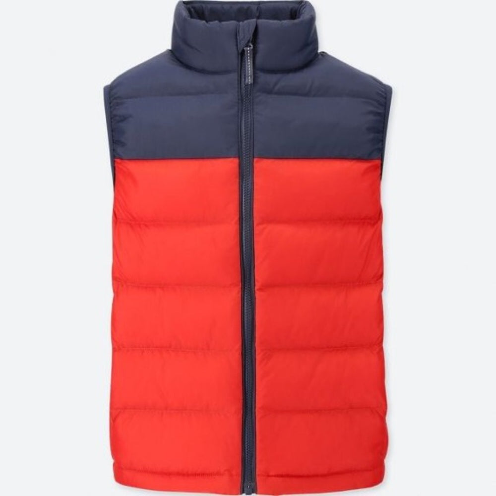 Uniqlo red/ blue insulated vest, size 4
