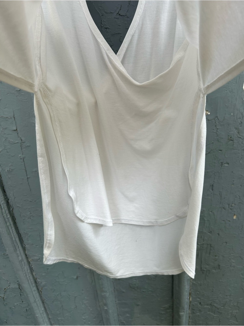 Lululemon White Cruiser Pima Cotton Tank, size 6