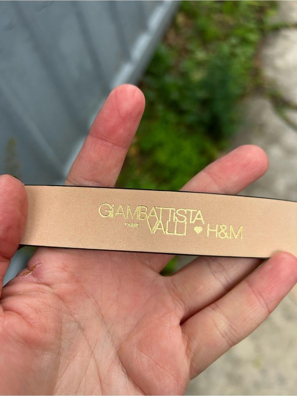Giambattisa Valle x H&M belt, XS