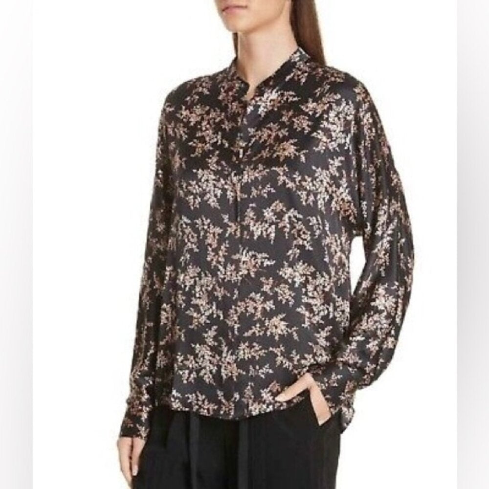 Vince Eden Branch blouse, Large