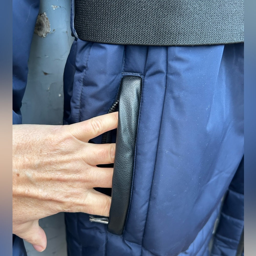 Oxygen Navy 3/4 length Parka, size XXL