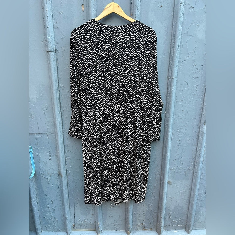 Luisa Viola print wrap front dress, BNWT, size 20