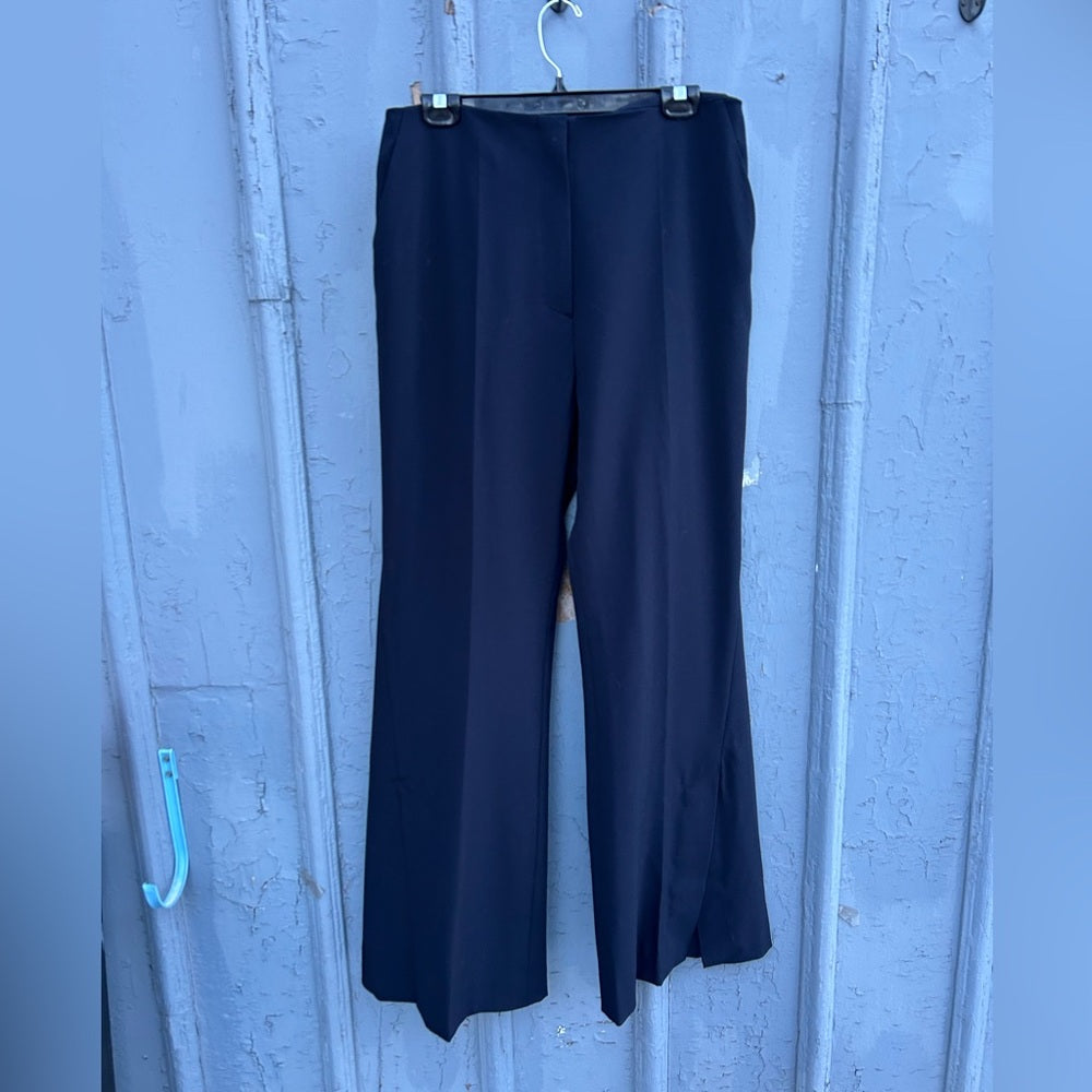 Nanushka Tulip Cady Flared Pants with Slit, size XL