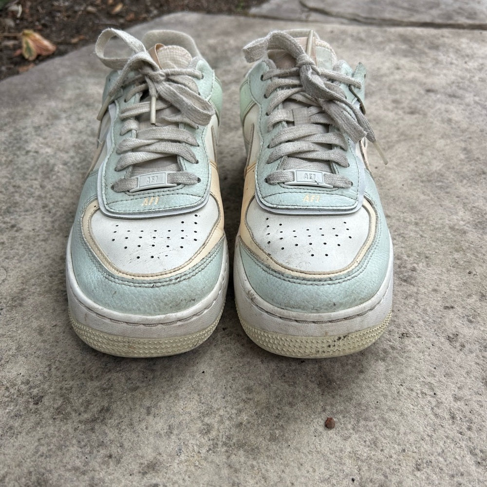 Nike Air Force Shadow “Sail Barely Green”, size 9 (40.5)