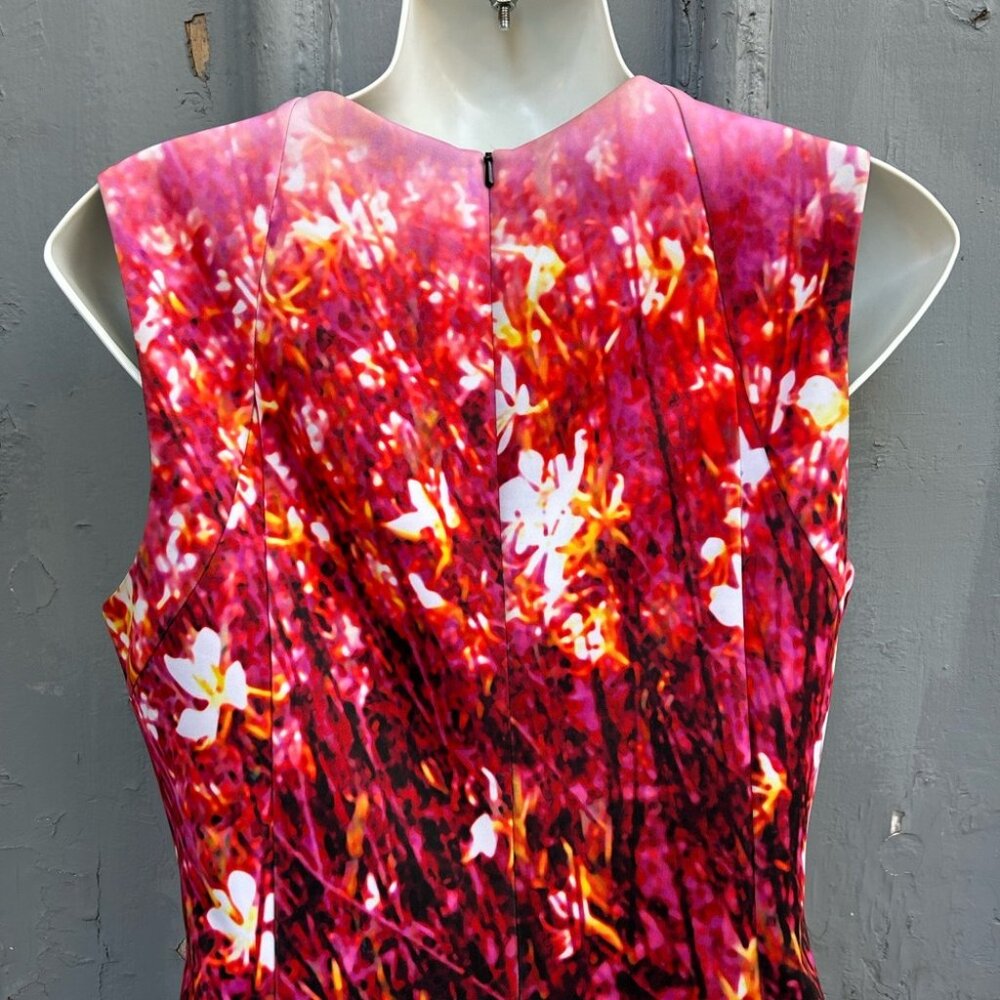 Karen Millen Scuba Floral Dress, size 8