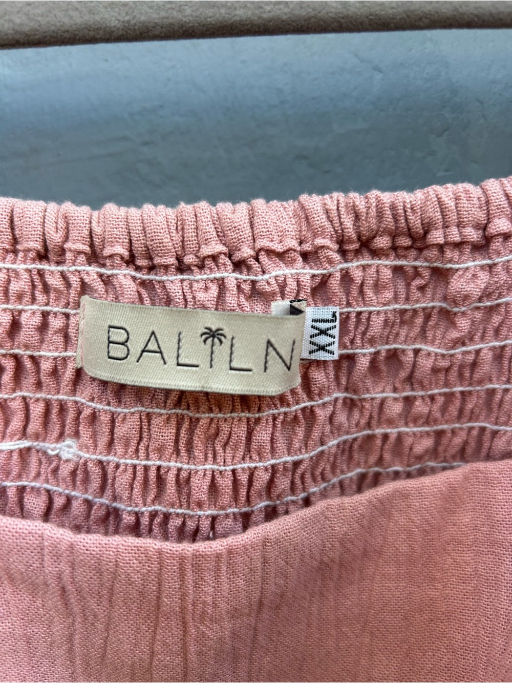 Baliln Kiana Linen Crop Top, size XXL