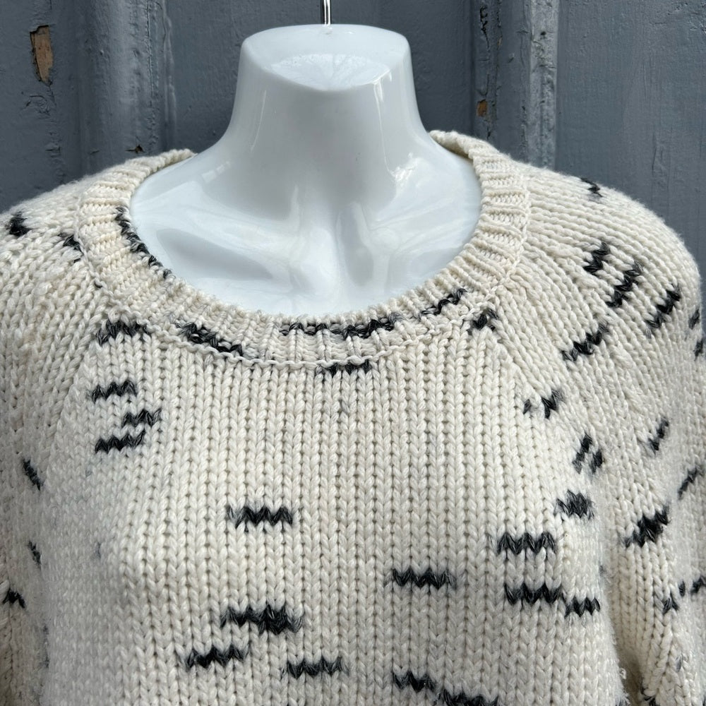 John + Jenn Flecked Pullover, Medium