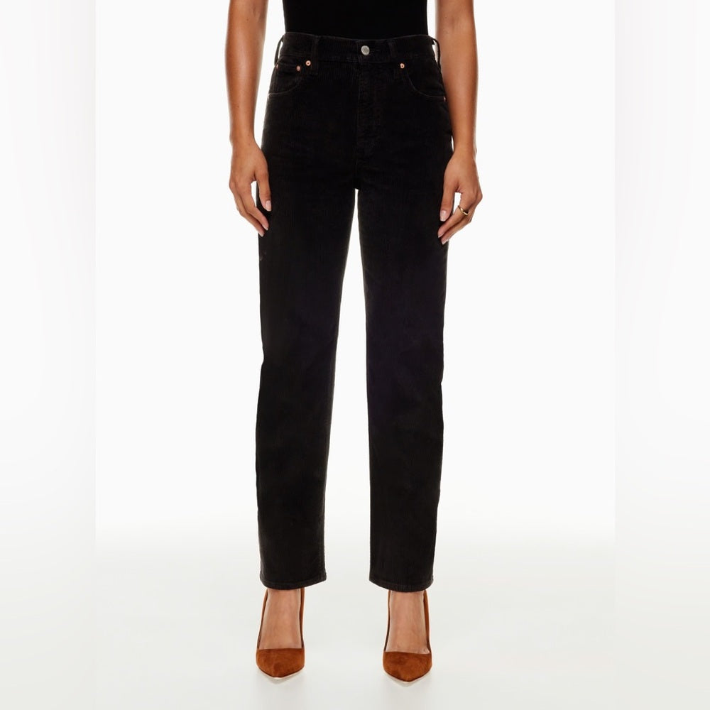 Denim Forum The Arlo Hi-Rise Straight 30L Jean, size 30