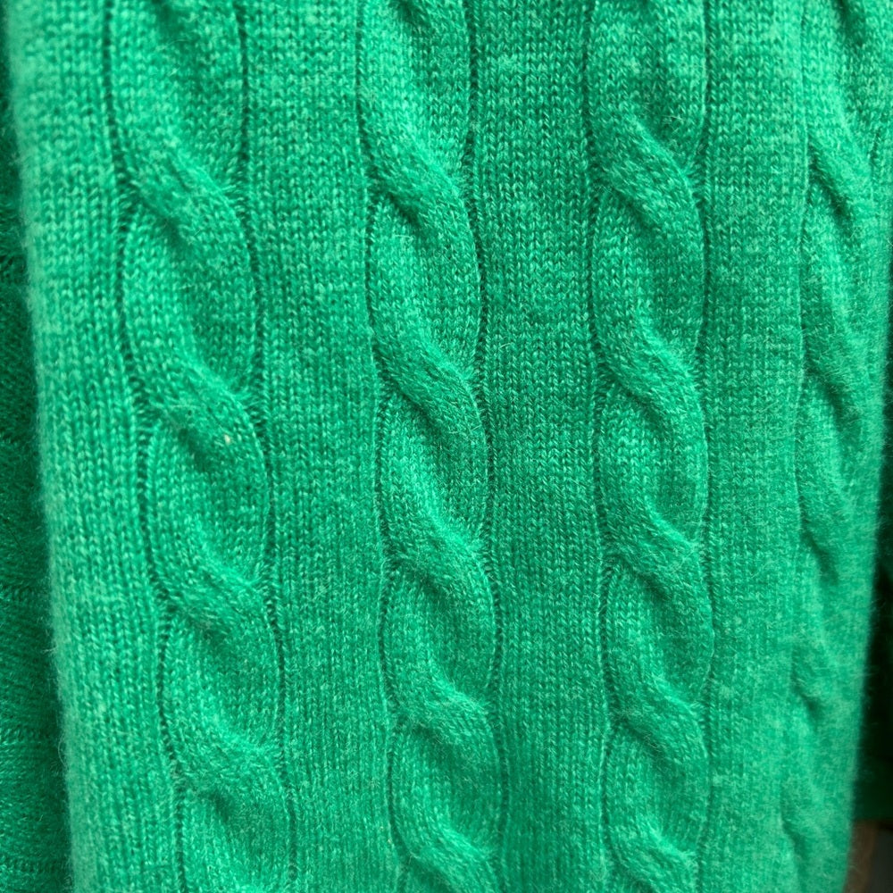 Lilly Pulitzer Cashmere Cable Knit Waterfall Cardigan, Size S/M