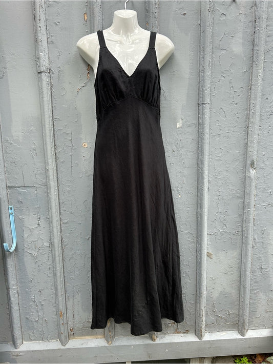 Scout LA Black Linen Maxi dress, size M