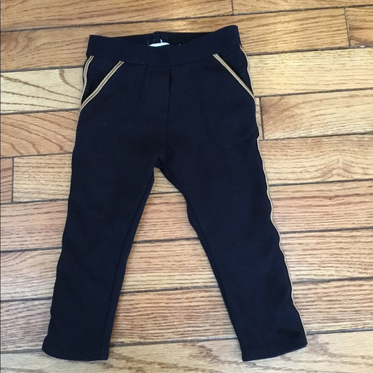 Little Marc Jacobs black leggings, size 18 months