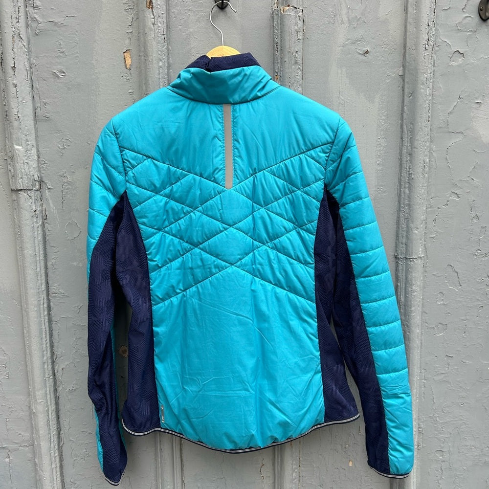 Lole Glee Thermaglow Lite Insulation Full Zip Quilted Jacket, size M